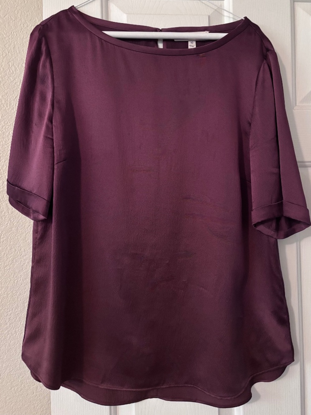 Blouse - burgundy